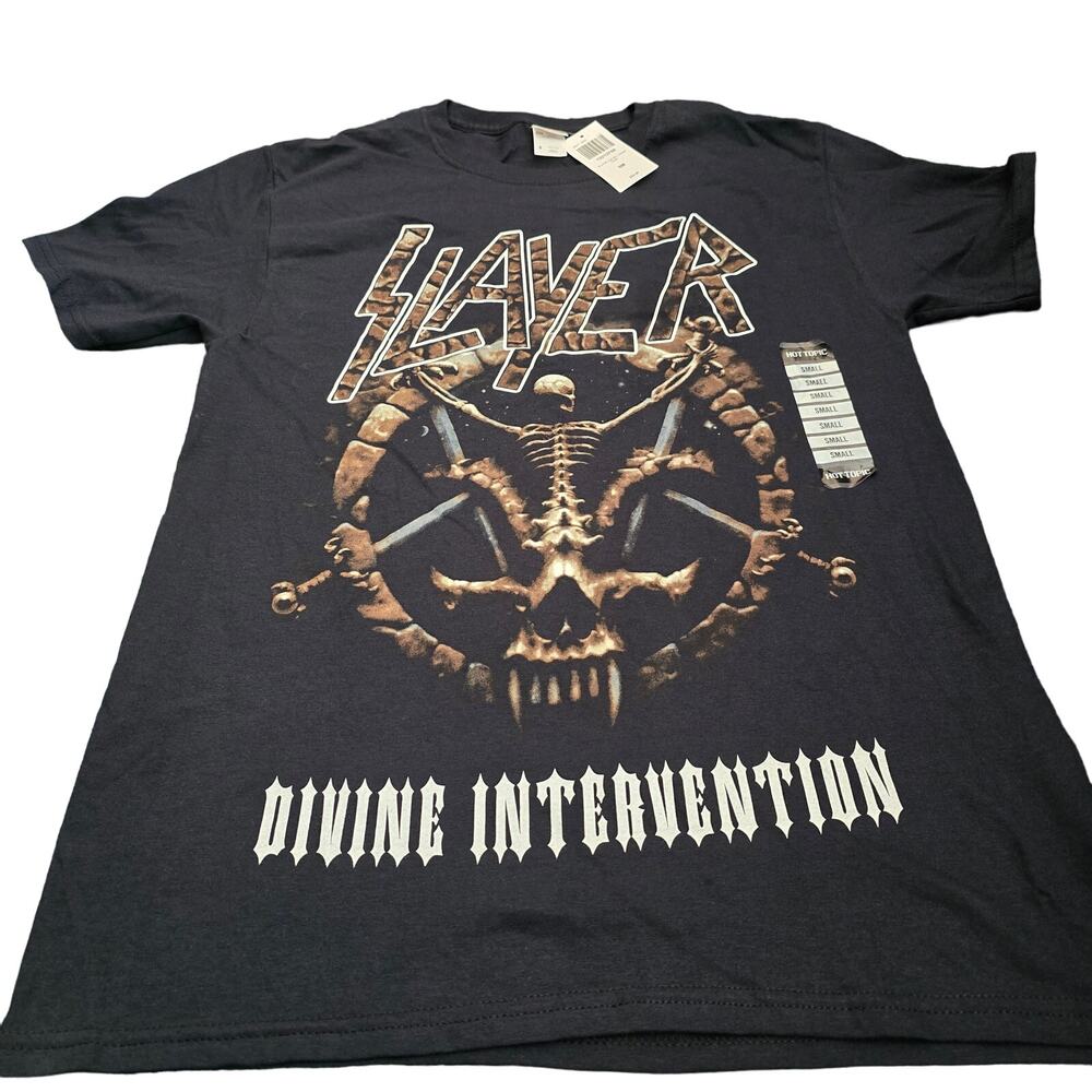 NWT Men's Fruit of the Loom HD Cotton Black Slayer Divine Intervention Size S